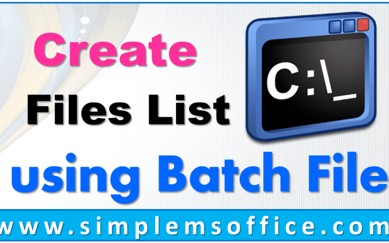 list-file-names-using-batch-file-simplemsoffice